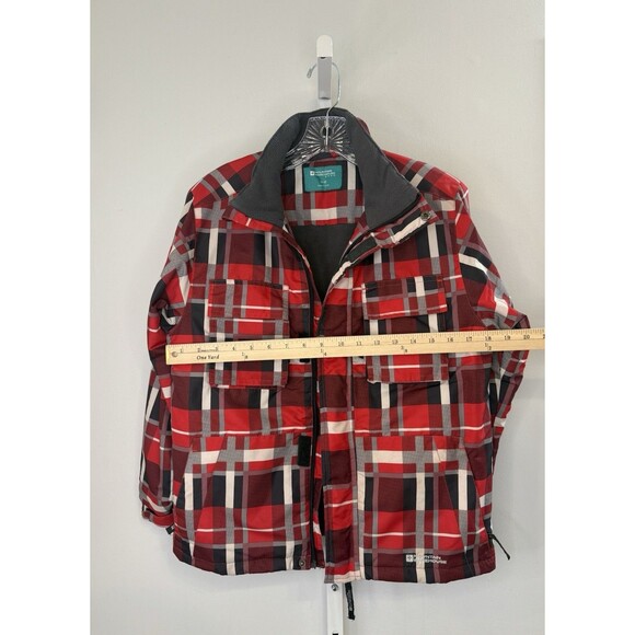 Mountain Warehouse Goose Ski Jacket Kids 11-12 Red Plaid Waterproof Snow Coat - Picture 5 of 12